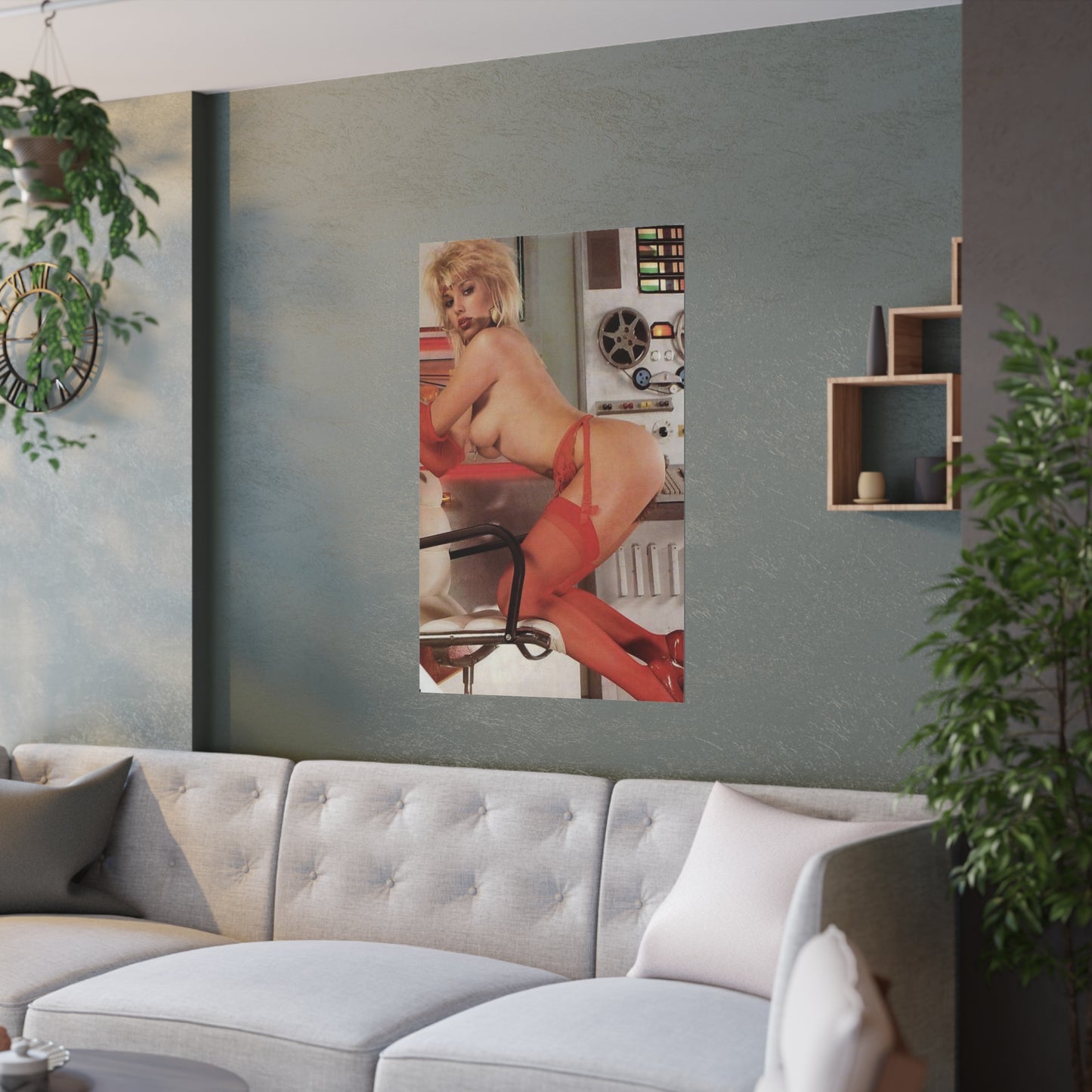 Satin Posters (210gsm) Retro French Porn Star Marilyn Jess
