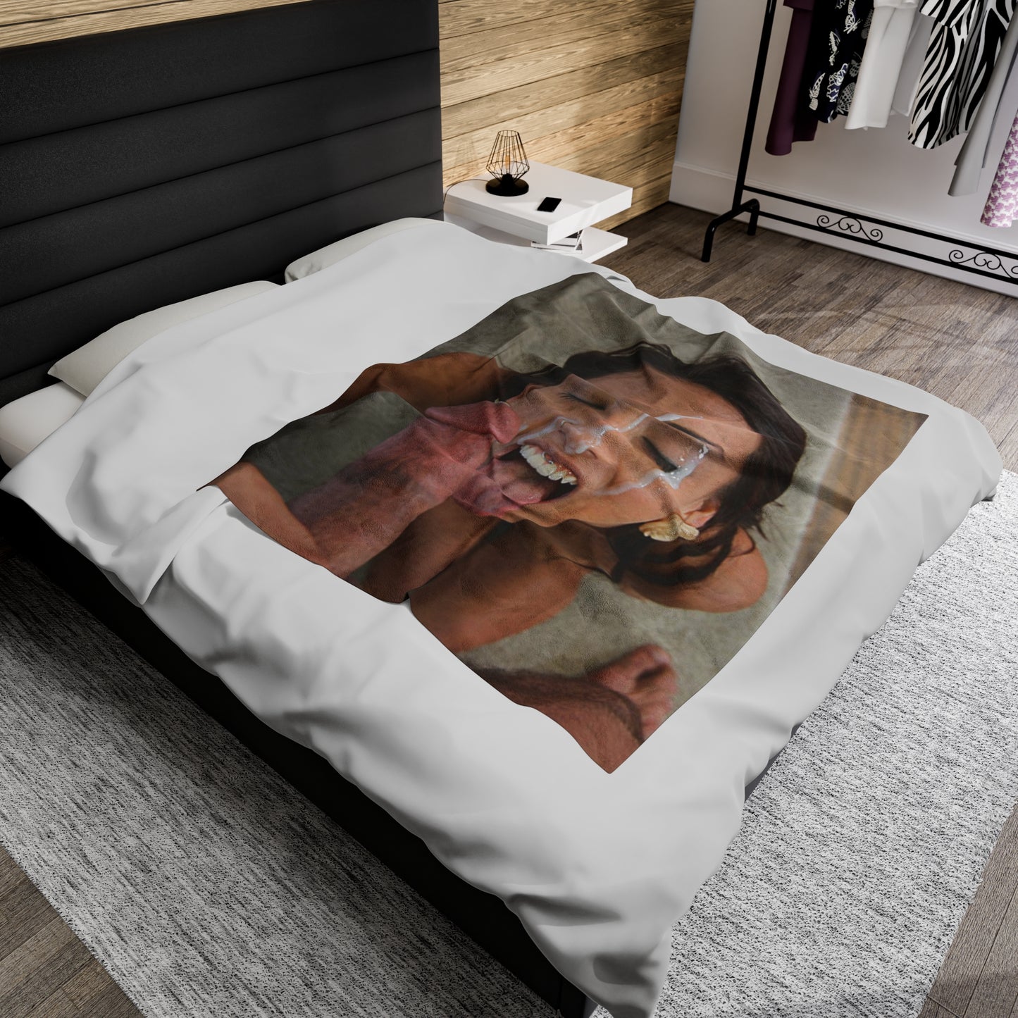 Velveteen Plush Blanket Janice Griffith