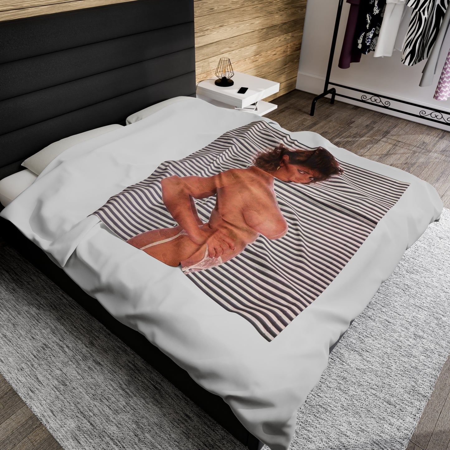 Velveteen Plush Blanket Porn Star Christy Canyon Nude