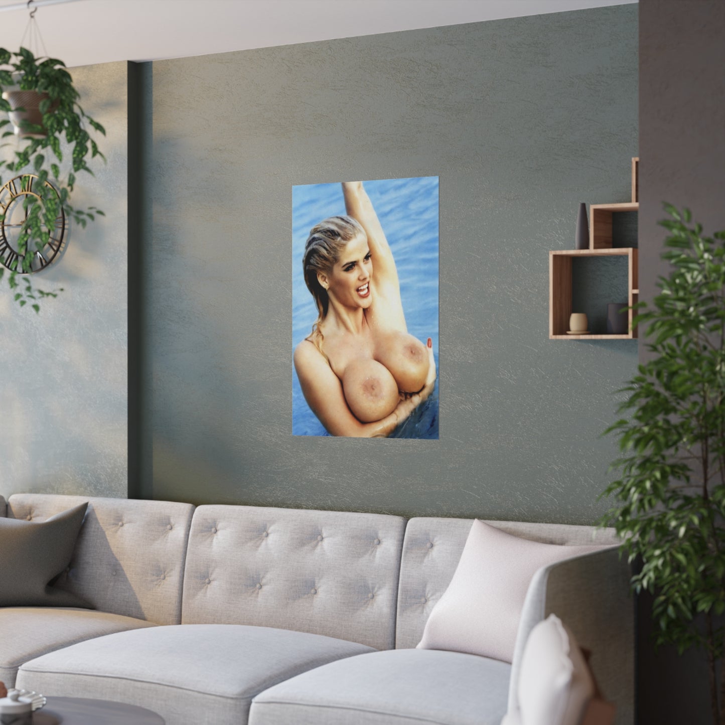 Satin Posters (210gsm) Anna Nicole Smith Nude