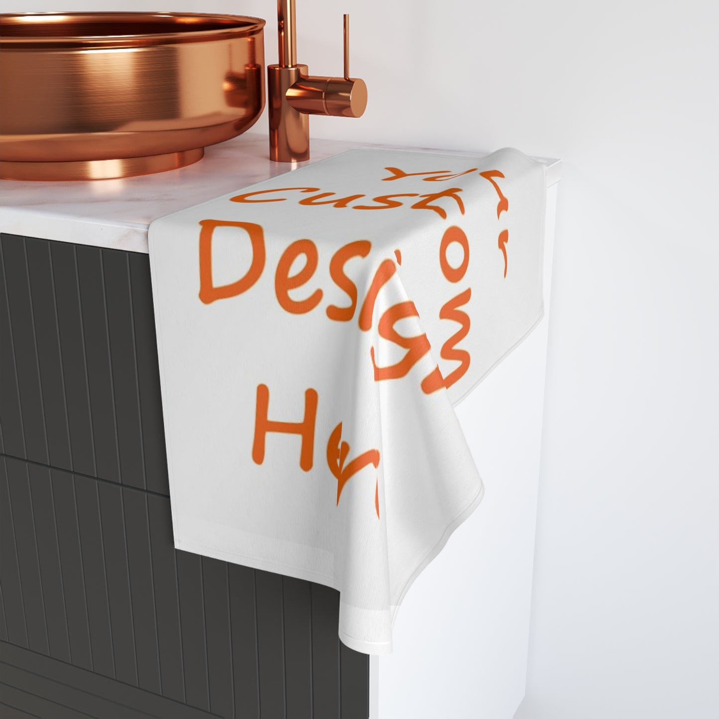Hand Towel Custom Purchase & Message Artwork! No Limits!