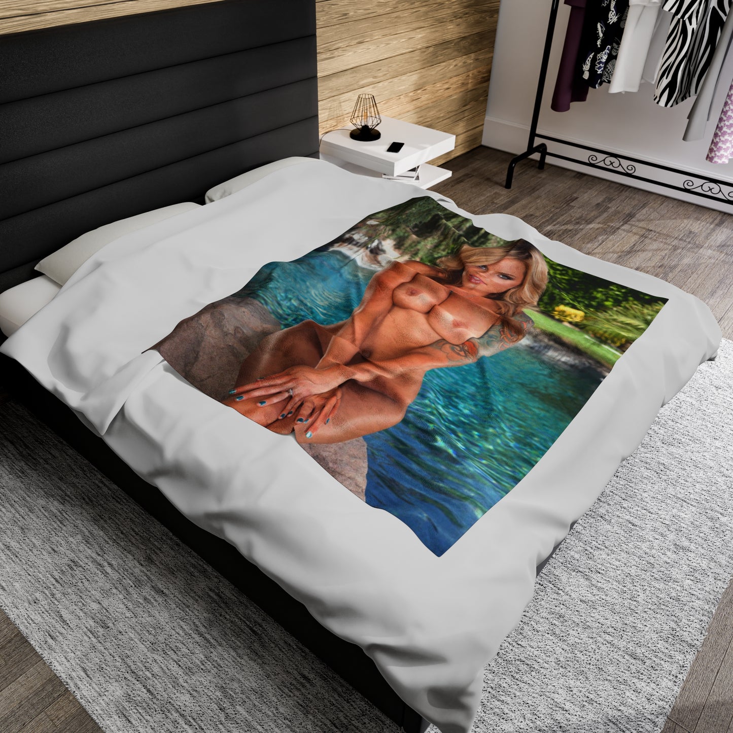 Velveteen Plush Blanket Pornstar Teagan Presley Nude