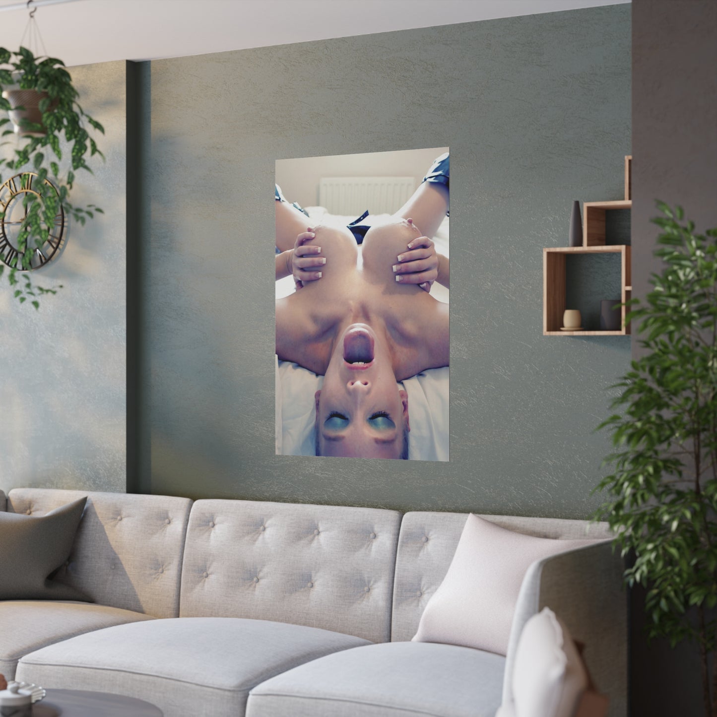 Satin Posters (210gsm) Target Practice Nude