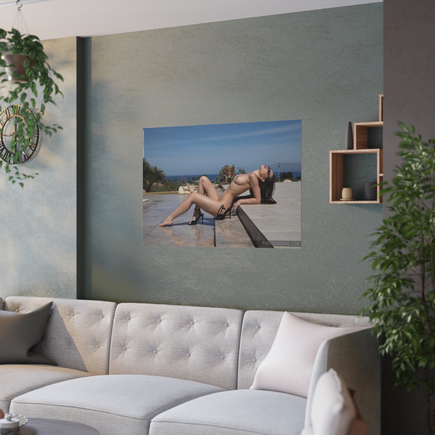 Satin Posters (210gsm) Sexy Naked Nude Pornstar