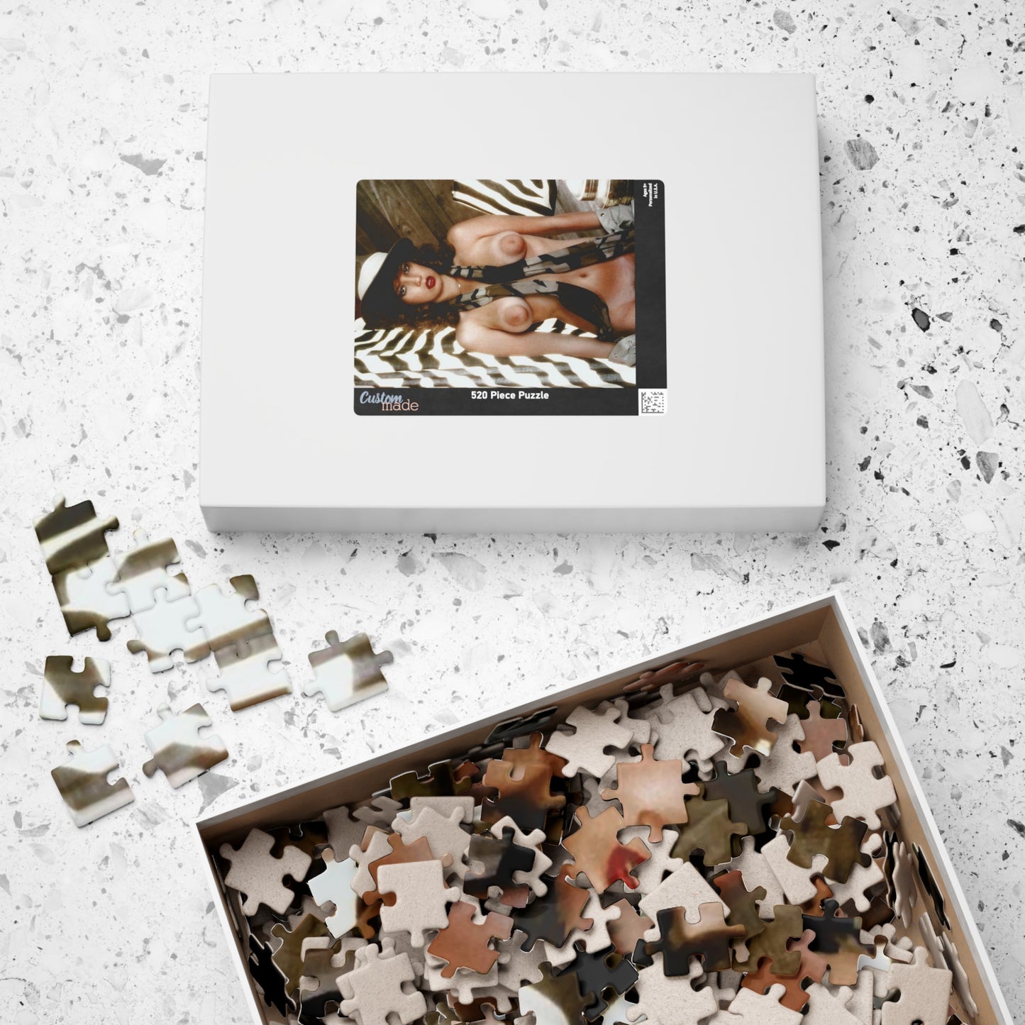 Puzzle (110, 252, 520, 1014-piece) Retro 80s Adult Star Nude