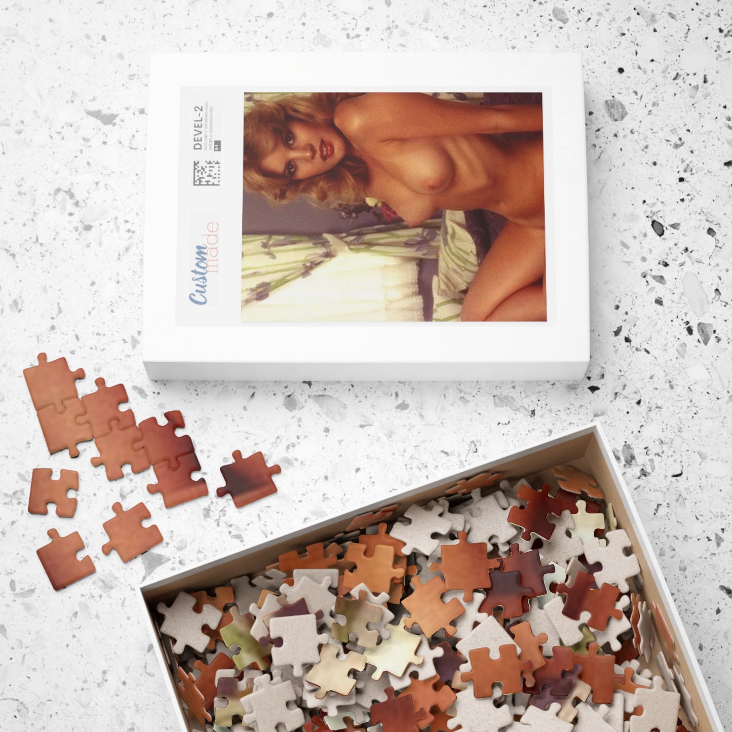 Puzzle (110, 252, 500, 1014-piece) Retro Pornstar Shauna Grant Nude