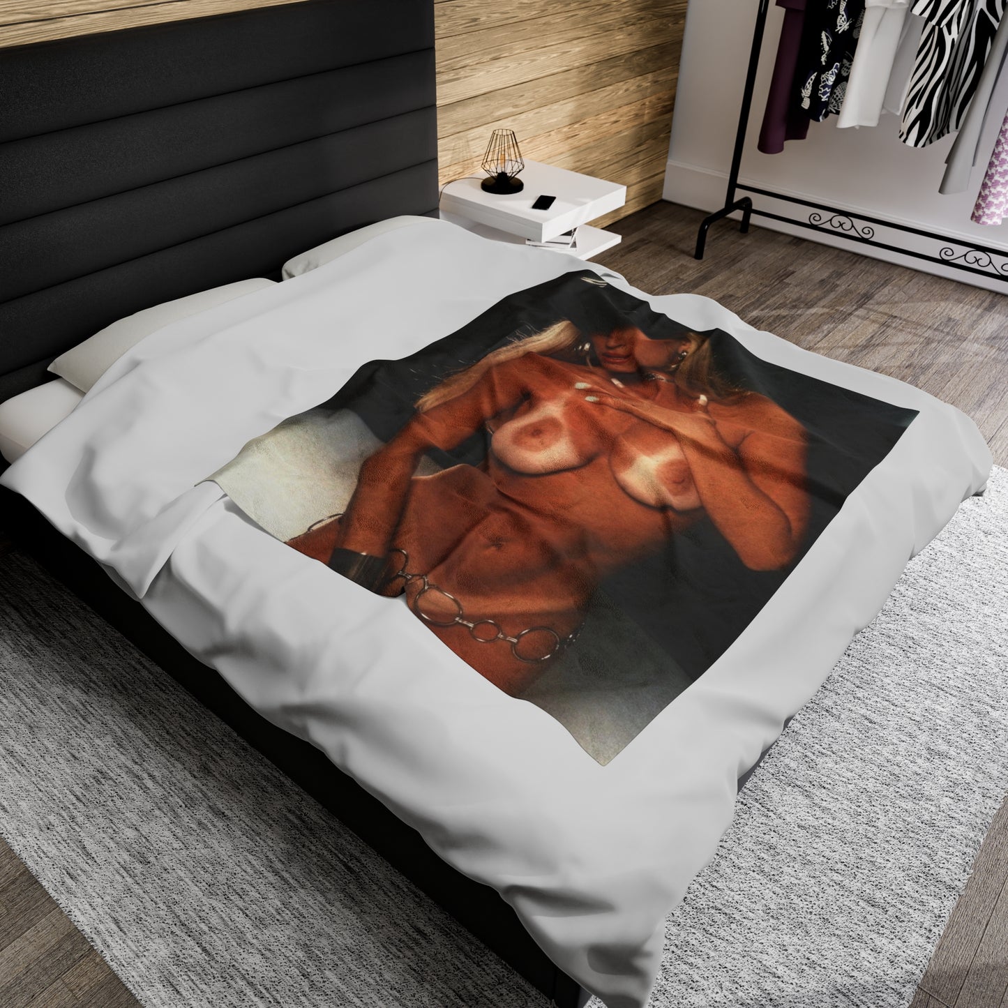 Velveteen Plush Blanket Pornstar Racquel Darrian Nude