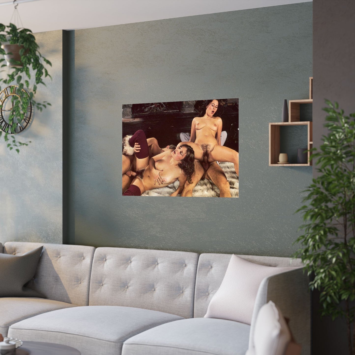 Satin Posters (210gsm) Retro Porn Scene
