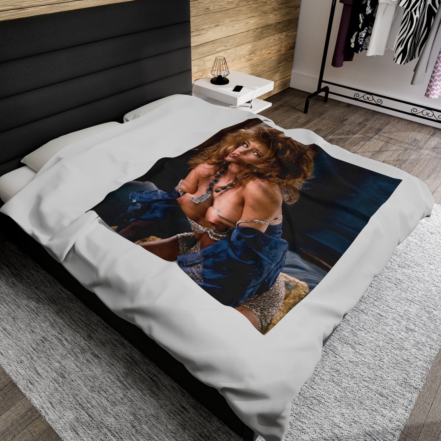 Velveteen Plush Blanket Pornstar Racquel Darrian Nude