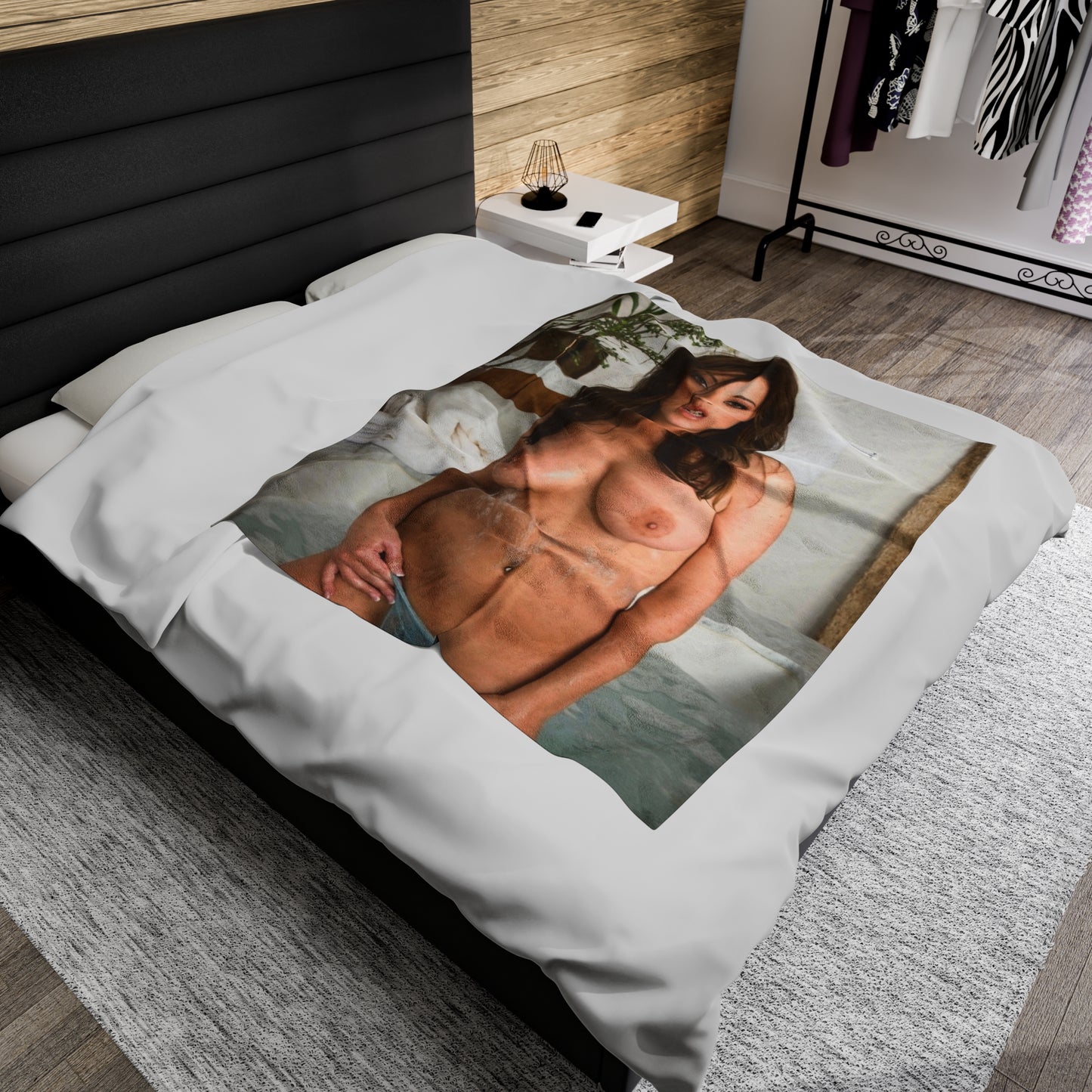 Velveteen Plush Blanket Penthouse Pet September 2009 Taylor Vixen
