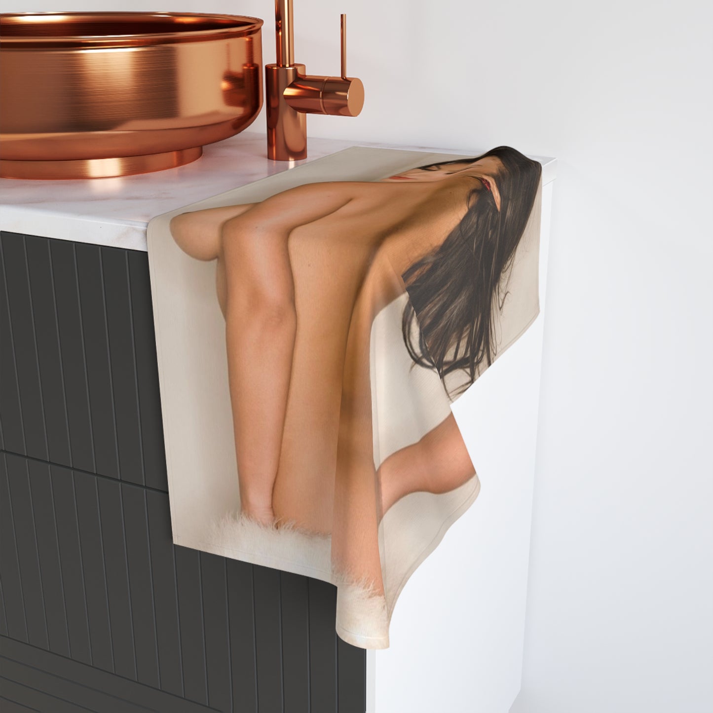 Hand Towel Kim Kardashian Nude