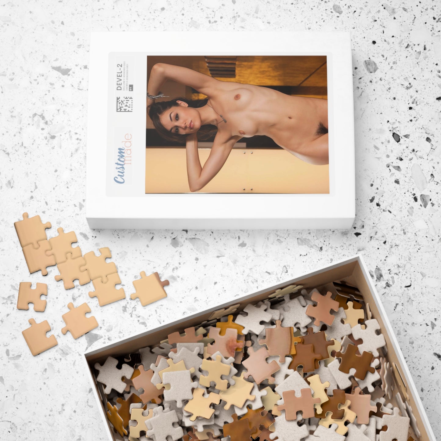 Puzzle (110, 252, 520, 1014-piece) Adult Star Sasha Grey Nude