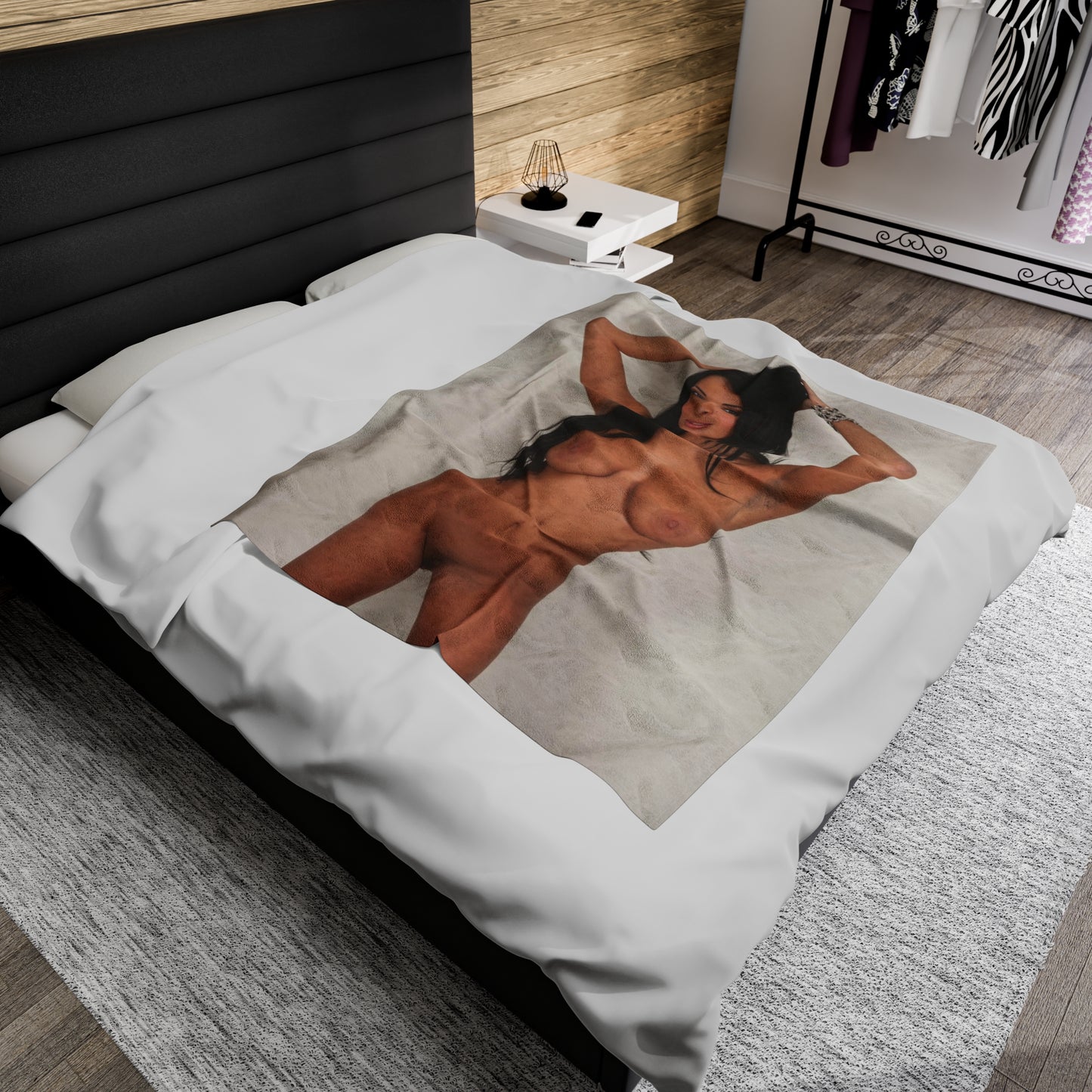 Velveteen Plush Blanket Pornstar Anissa Kate Nude