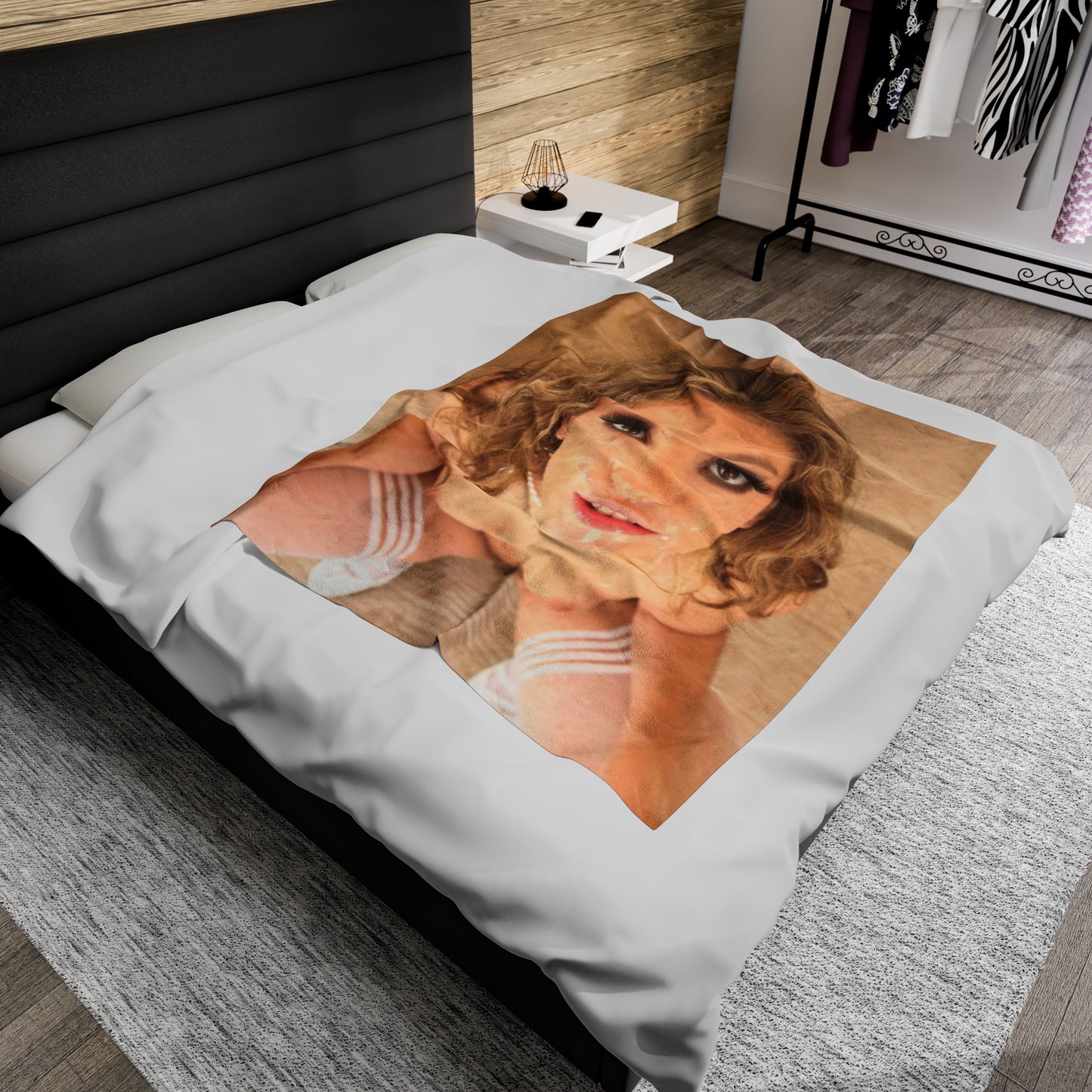Velveteen Plush Blanket Cumshot Target Jenna Haze Facial
