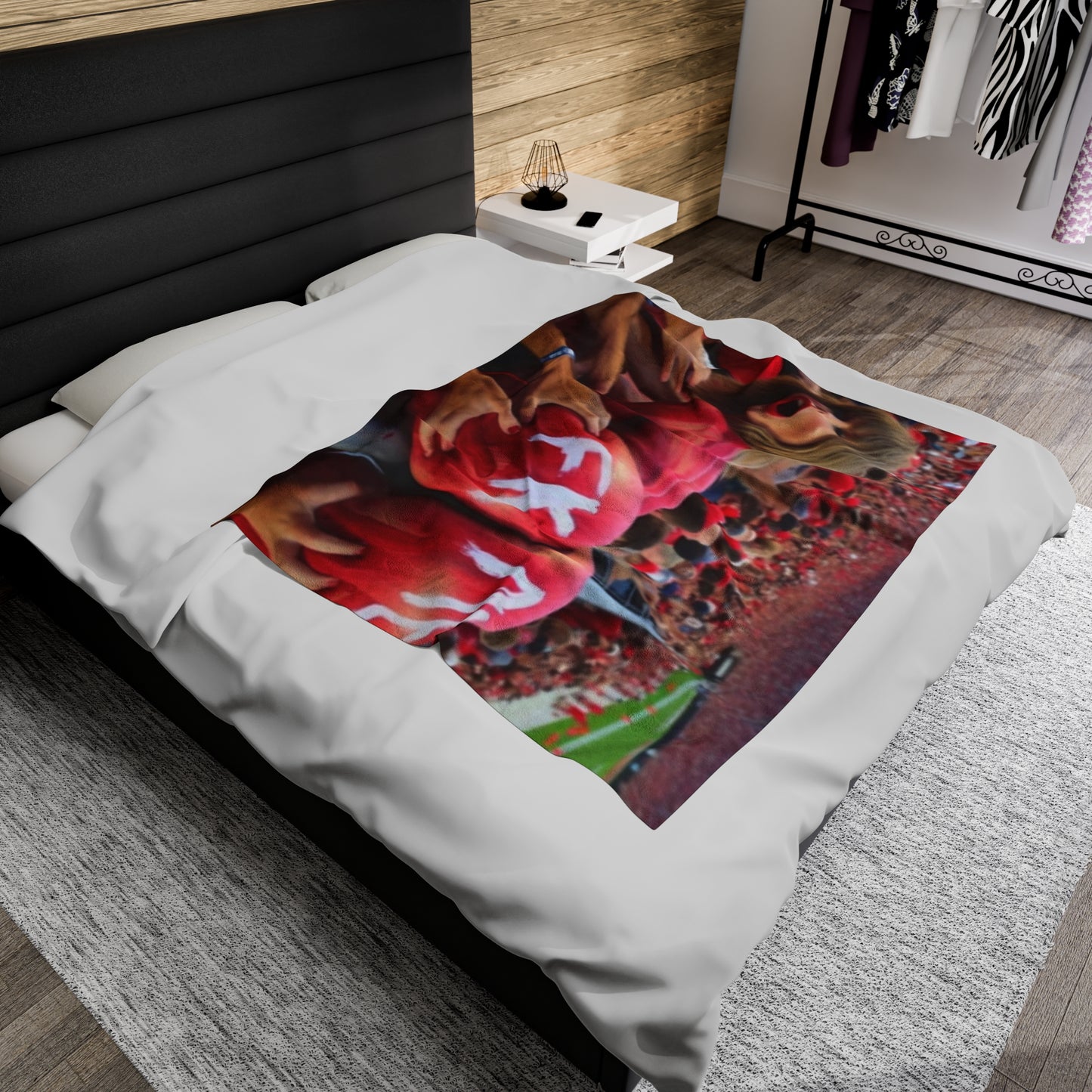Velveteen Plush Blanket Taylor Swift AI Nudes