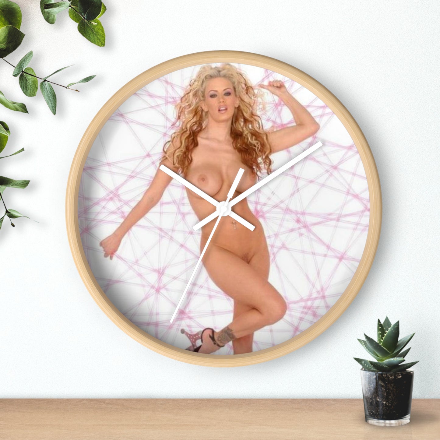 Wall Clock Pornstar Jenna Jameson Nude