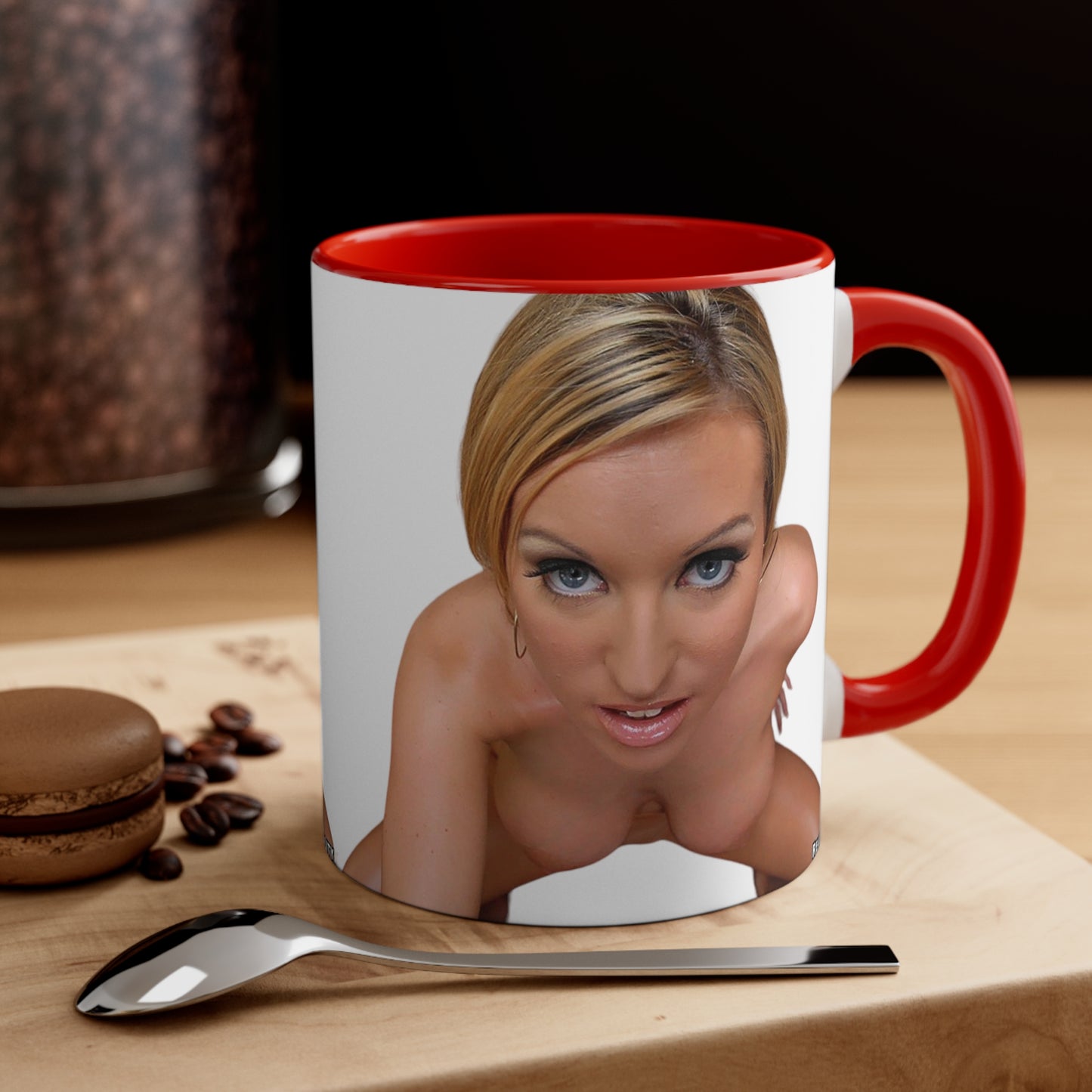 Accent Coffee Mug, 11oz Target Practice Nude