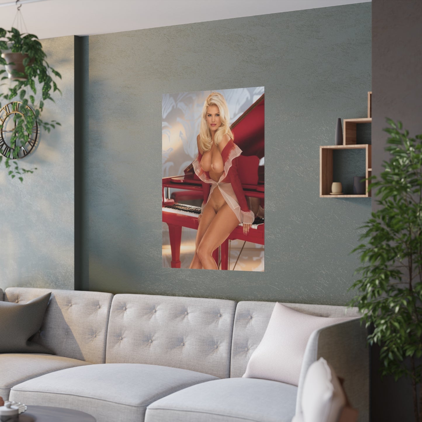 Satin Posters (210gsm) Playboy Playmate December 1996 Victoria Silvstedt