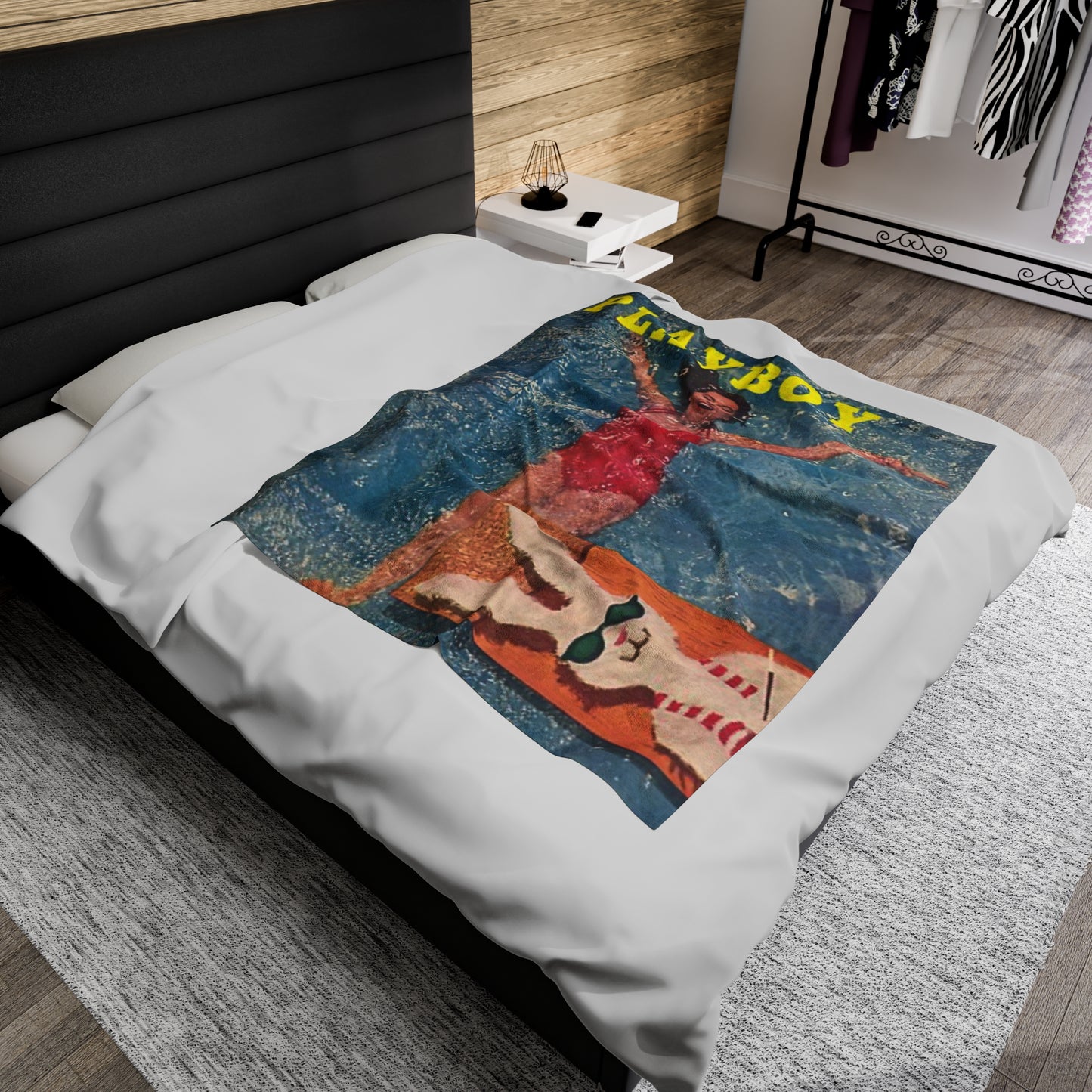 Velveteen Plush Blanket Cover June 1956