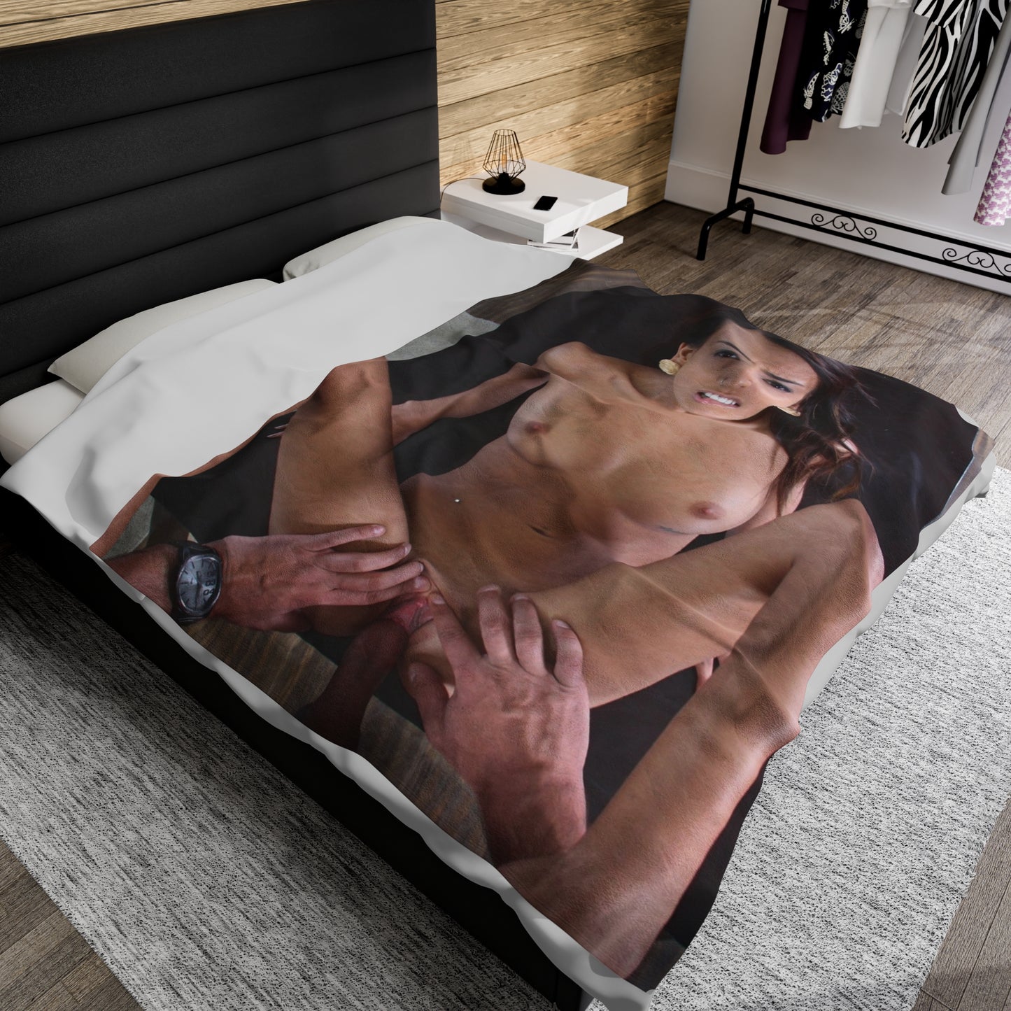 Velveteen Plush Blanket Pornstar Janice Griffin POV Cumrag Cum Rag Nude Naked