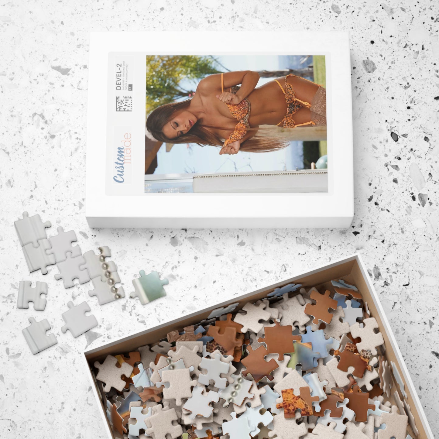 Puzzle (110, 252, 520, 1014-piece) Madison Ivy Sexy Lingerie