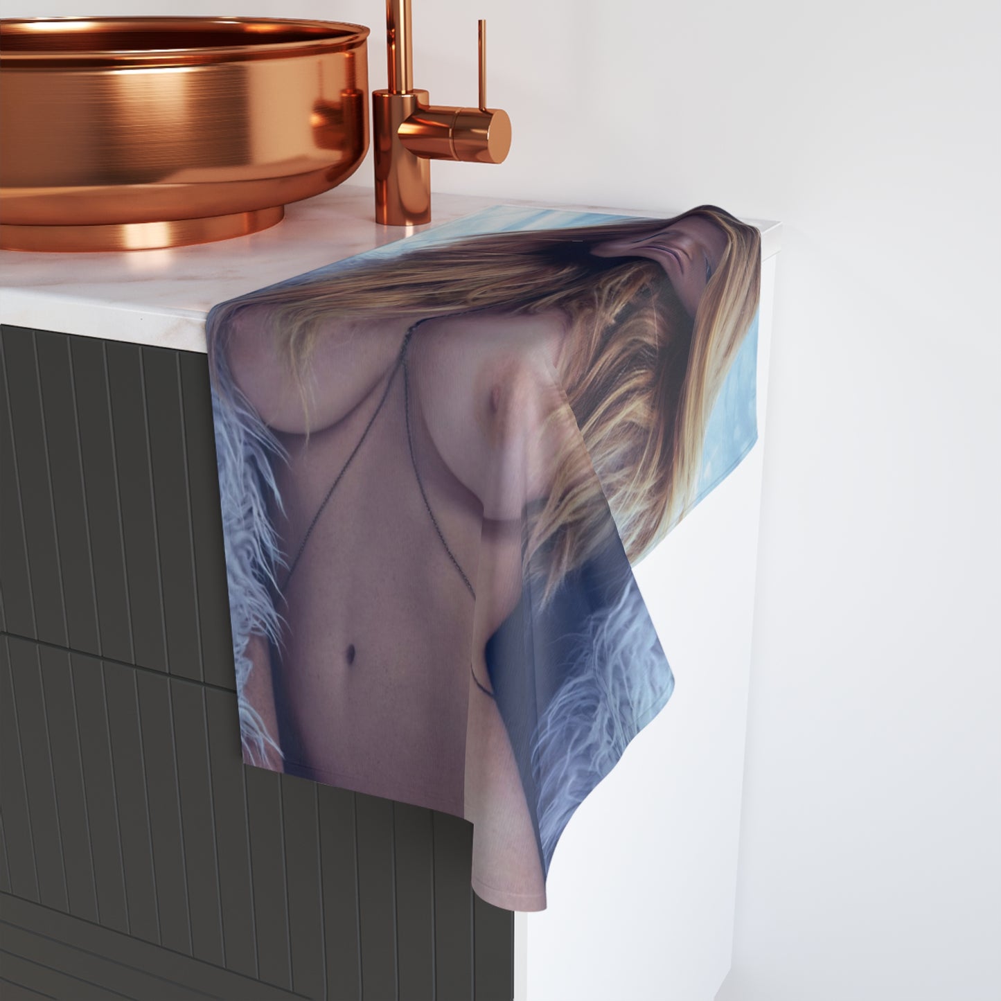 Hand Towel Playboy Playmate December 2014 Elizabeth Ostrander