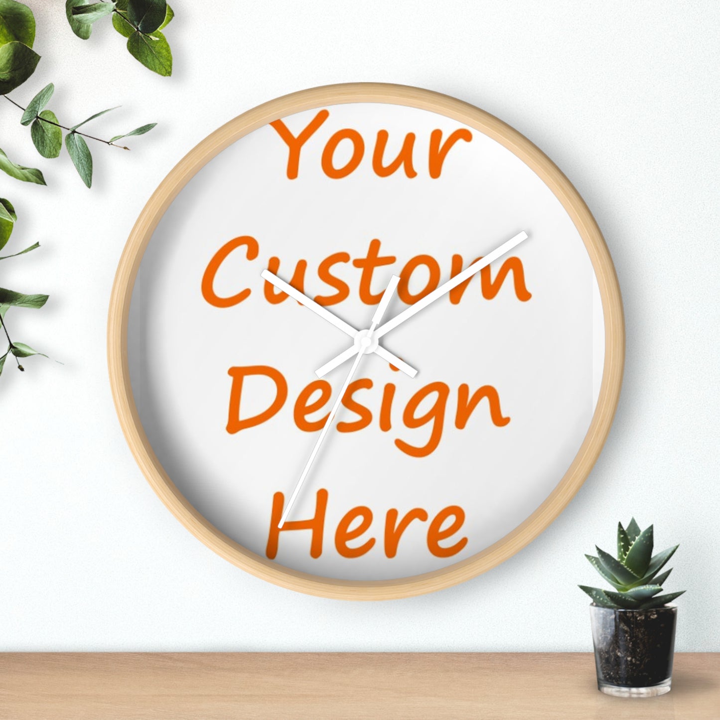Wall Clock Custom Purchase & Message Artwork! No Limits!