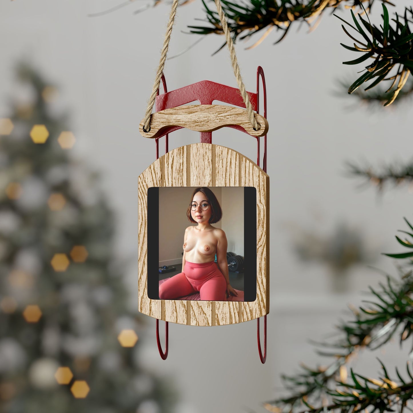 Sled Ornaments Meg Griffin Nude