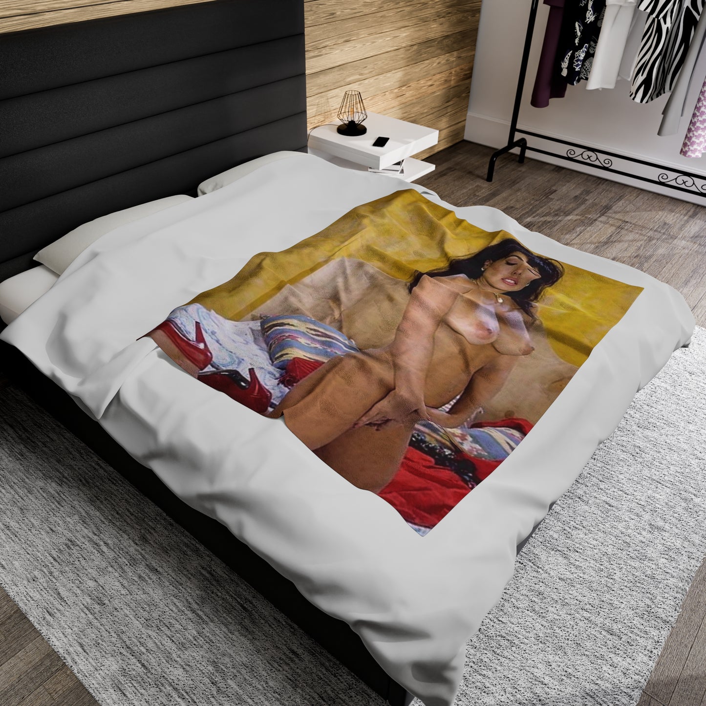 Velveteen Plush Blanket Porn Star Hyapatia Lee Nude