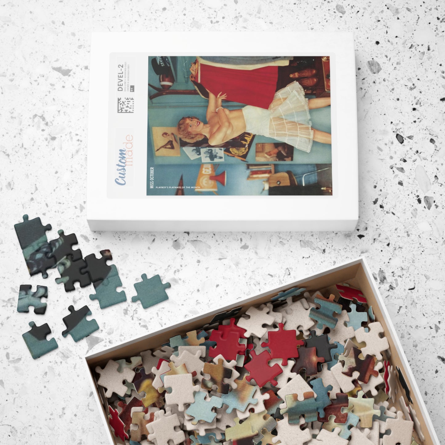 Puzzle (110, 252, 500, 1014-piece) Playboy Playmate October 1955 Jean Moorhead