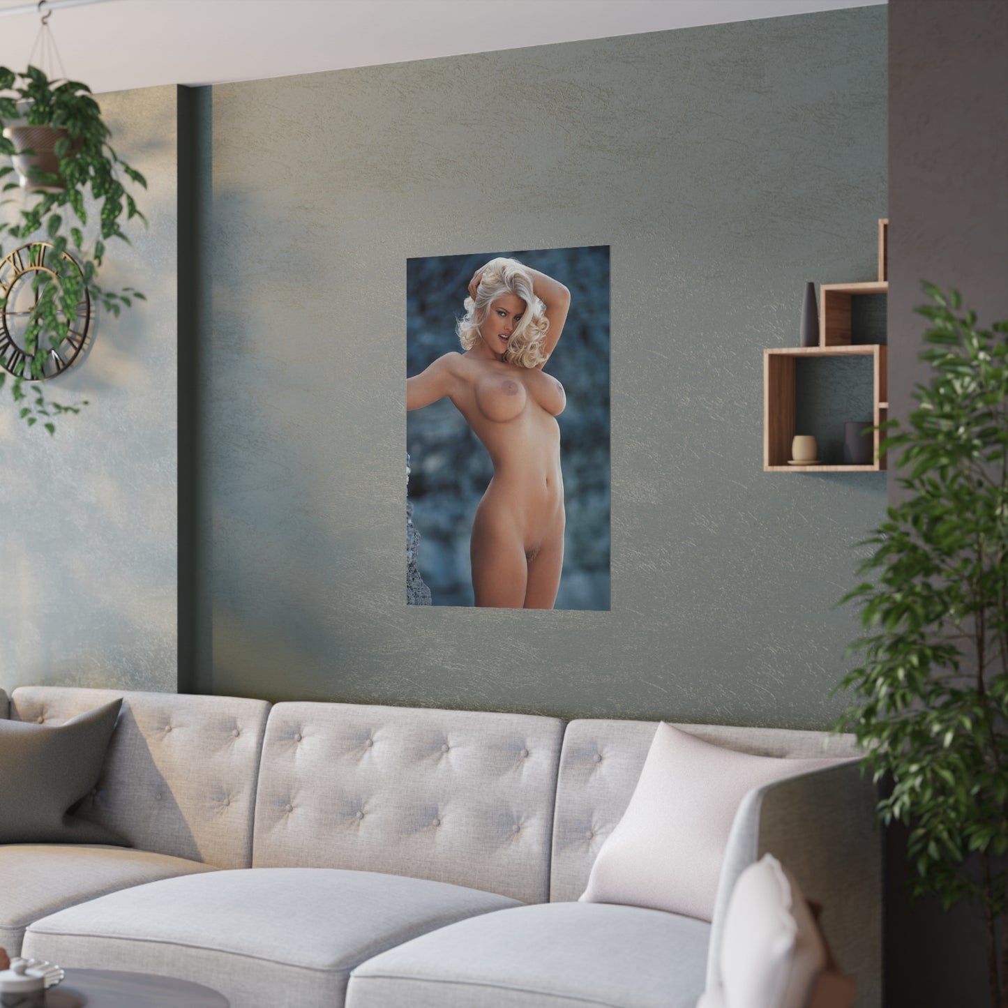 Satin Posters (210gsm) Anna Nicole Smith Nude