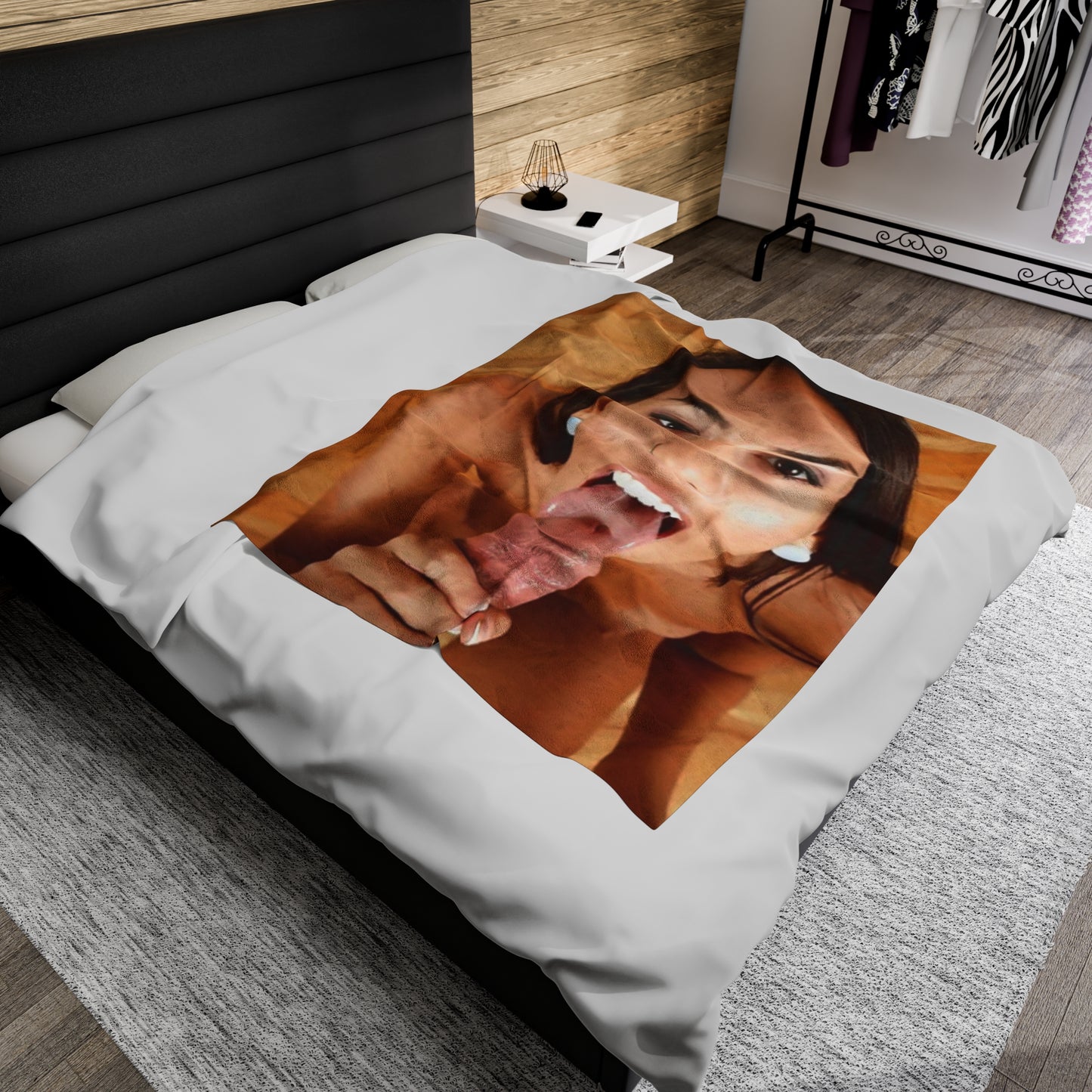 Velveteen Plush Blanket Janice Griffith