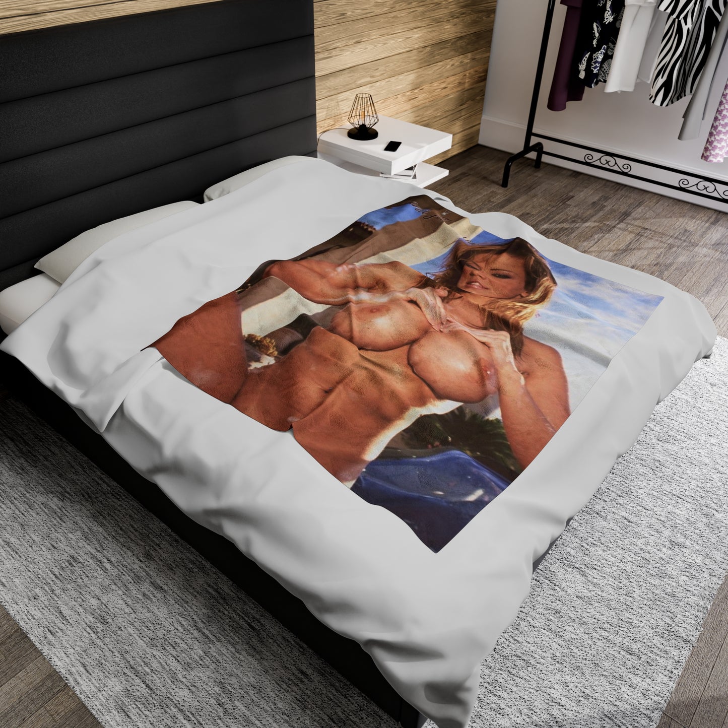 Velveteen Plush Blanket Pornstar Jenna Jameson Nude