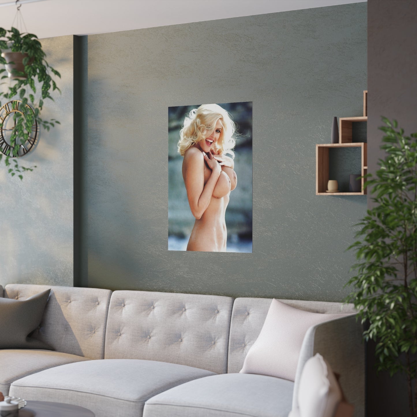 Satin Posters (210gsm) Anna Nicole Smith Nude