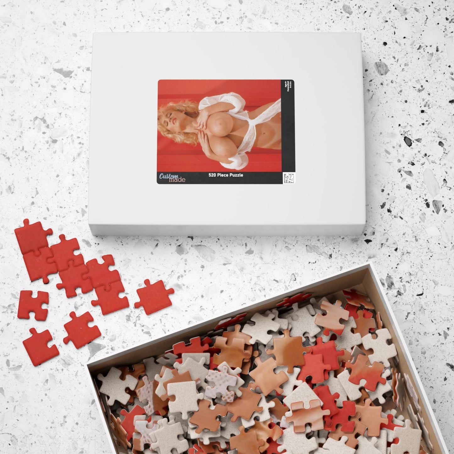 Puzzle (110, 252, 520, 1014-piece) Retro Star Alyssa Alps Nude
