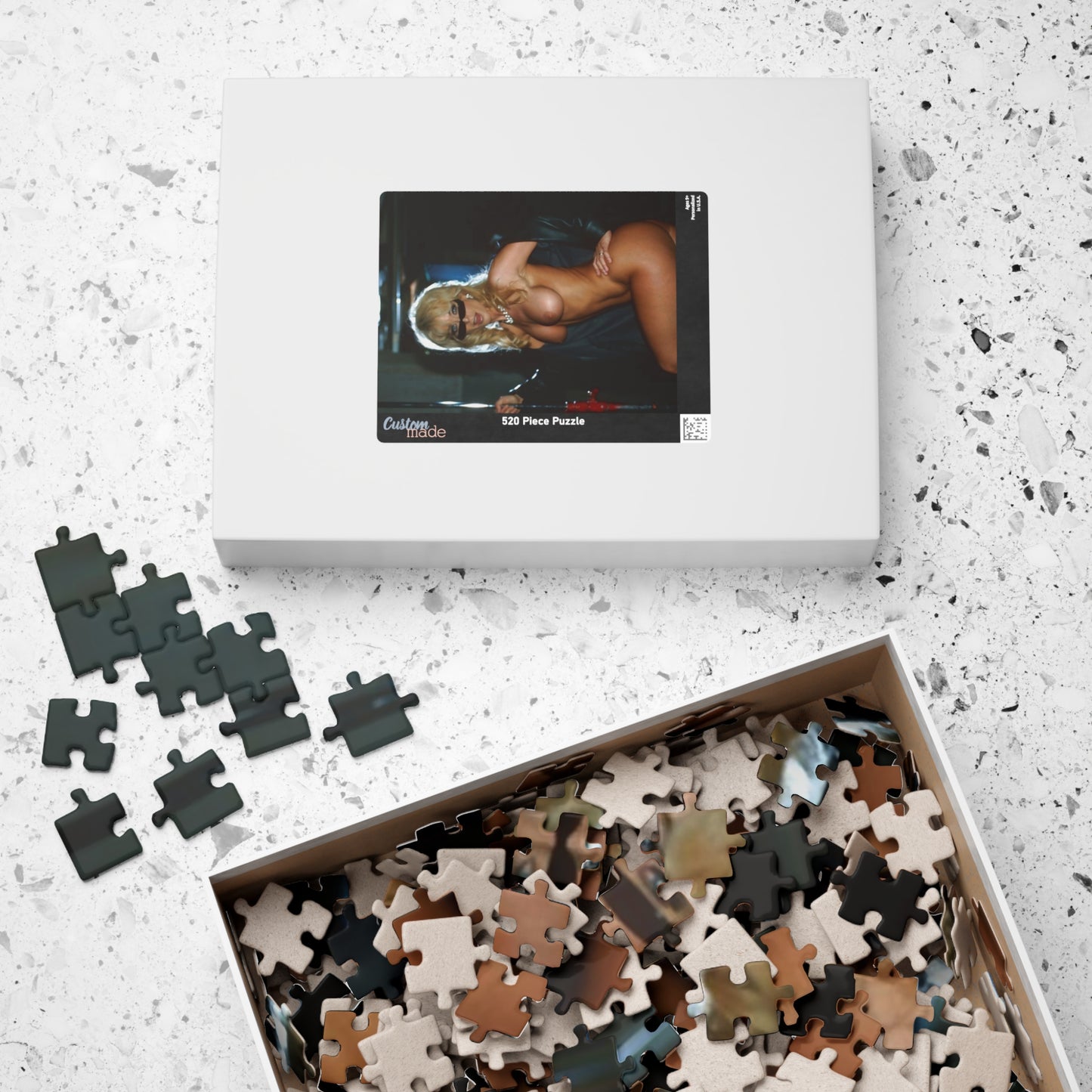 Puzzle (110, 252, 500, 1014-piece) Retro Porn Star Nina Hartley Nude