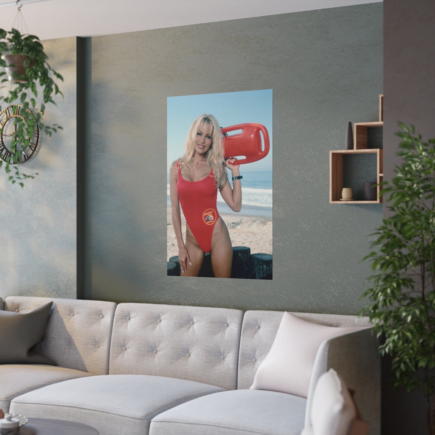 Satin Posters (210gsm) Pamela Anderson Baywatch