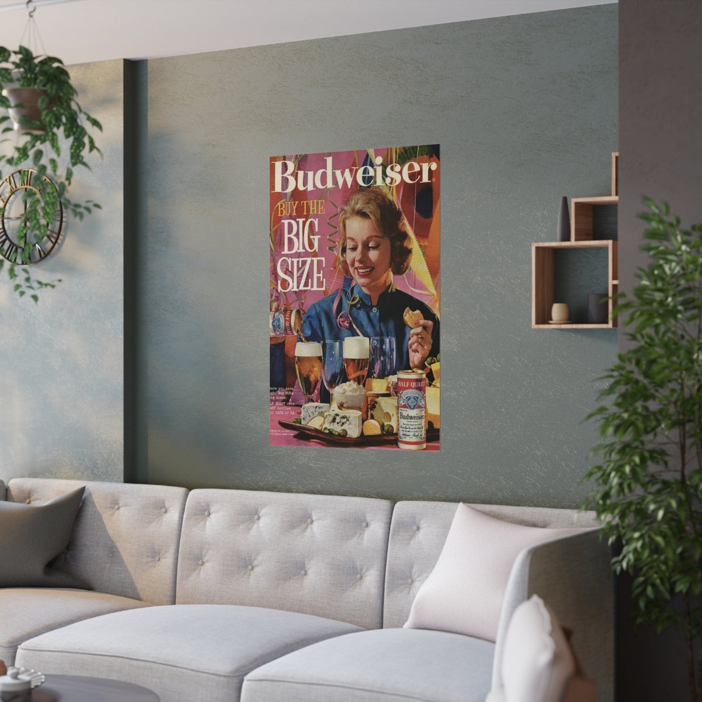 Satin Posters (210gsm) Budweiser Advertisement