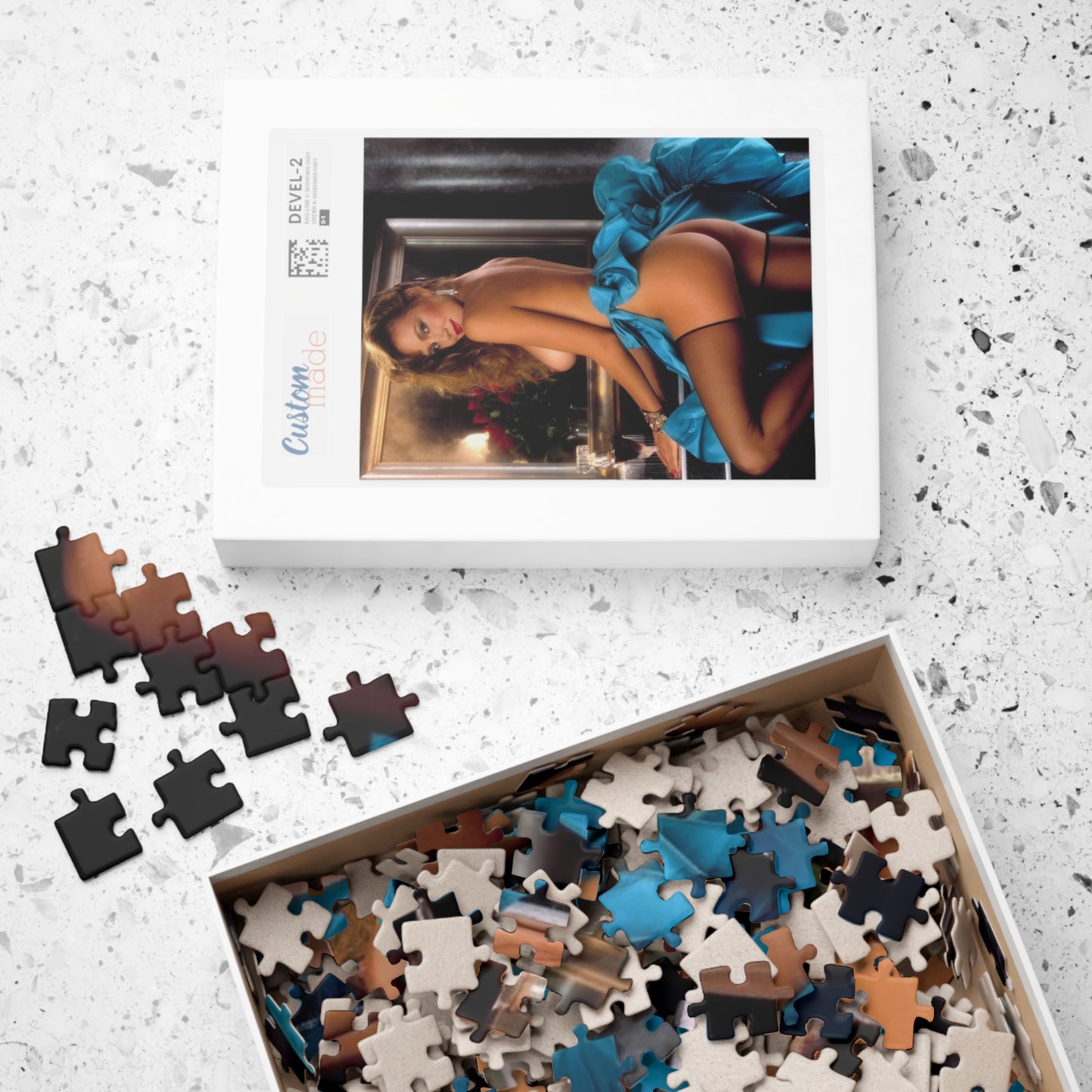 Puzzle (110, 252, 500, 1014-piece) Playboy Playmate February 1988 Kari Kennell