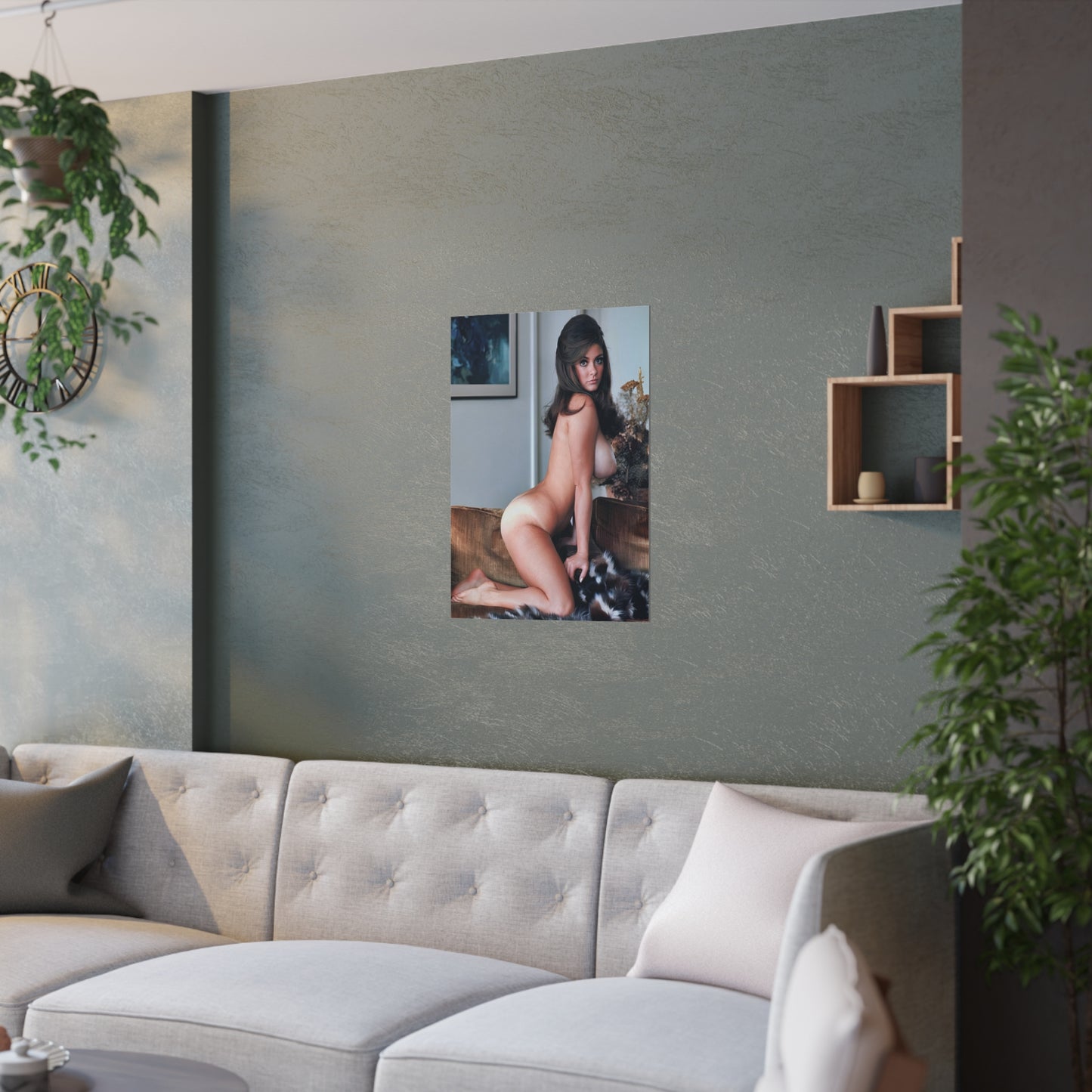 Satin Posters (210gsm) Playboy Playmate Cynthia Myers nude