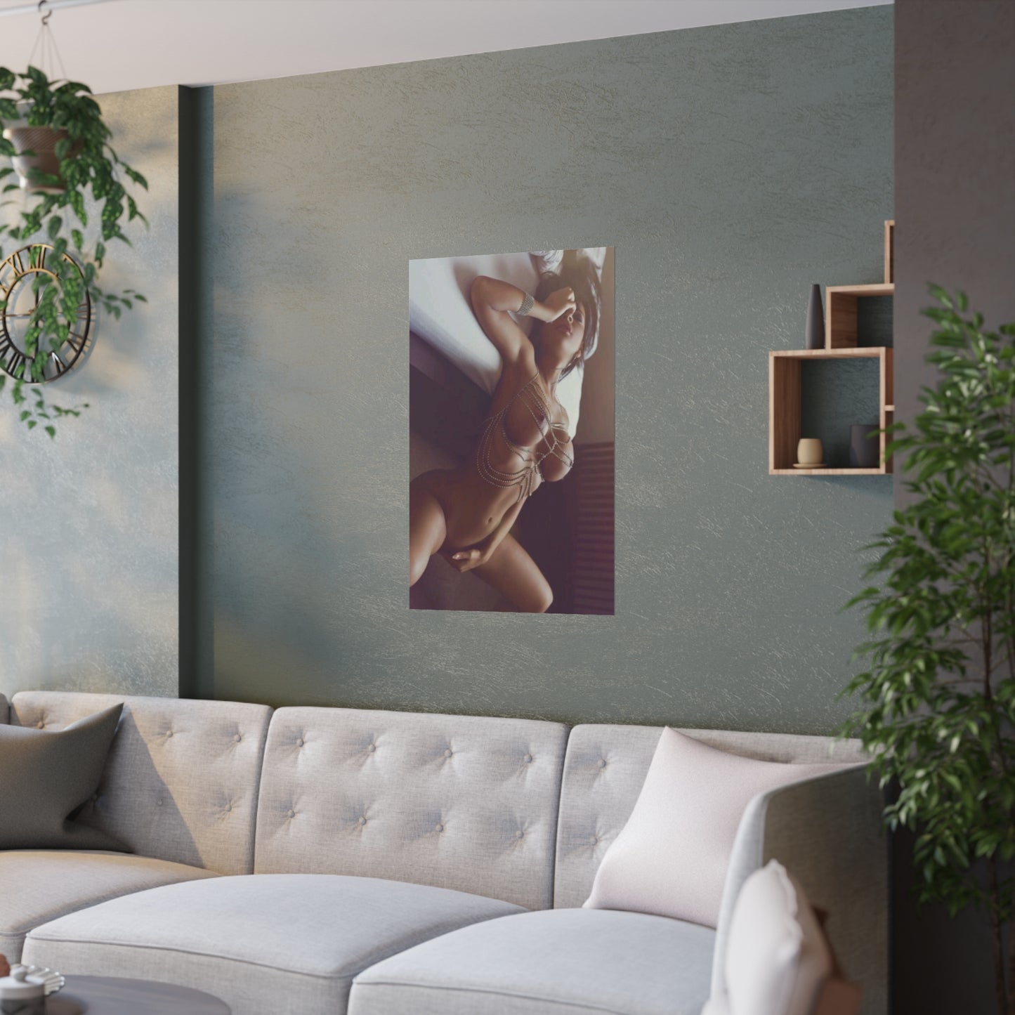 Satin Posters (210gsm) Sexy Naked Nude Pornstar