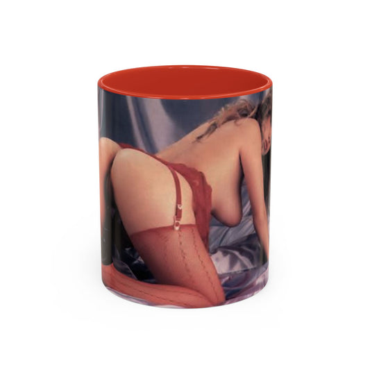 Accent Coffee Mug (11, 15oz) Traci Lords Naked Nude Retro