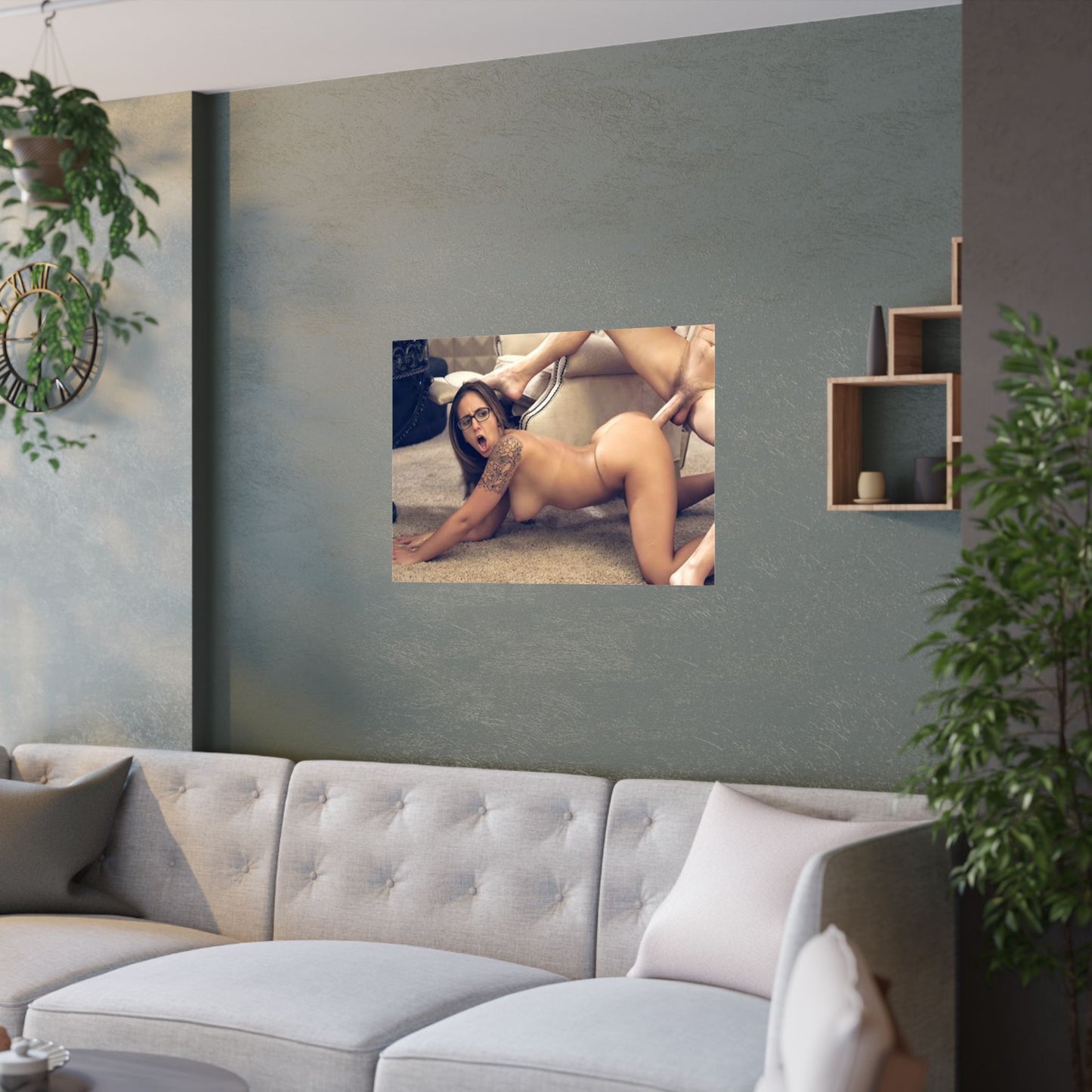 Satin Posters (210gsm) Layla London Ryan Madison Scene from Morning Joe 3