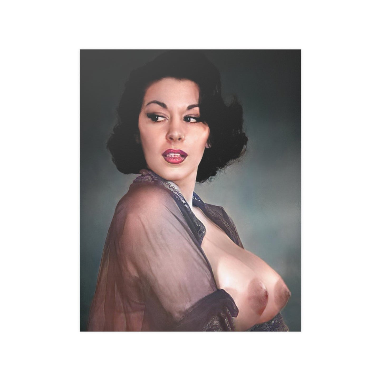 Satin Posters (210gsm) Playmate 1959 Elaine Reynolds nude #3