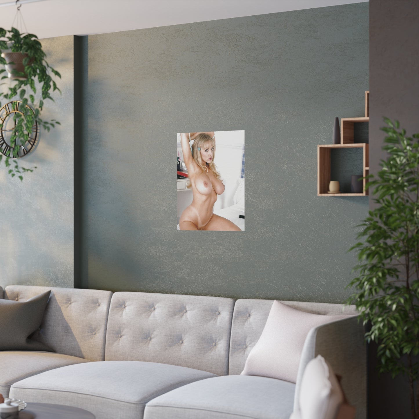 Satin Posters (210gsm) Retro Adult Star Danni Ashe Nude