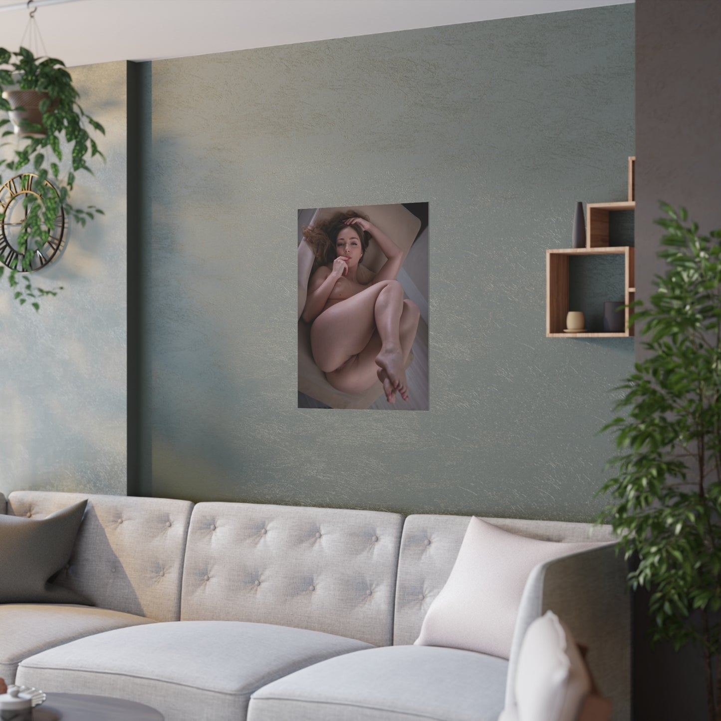 Satin Posters (210gsm) Sexy Naked Nude Pornstar