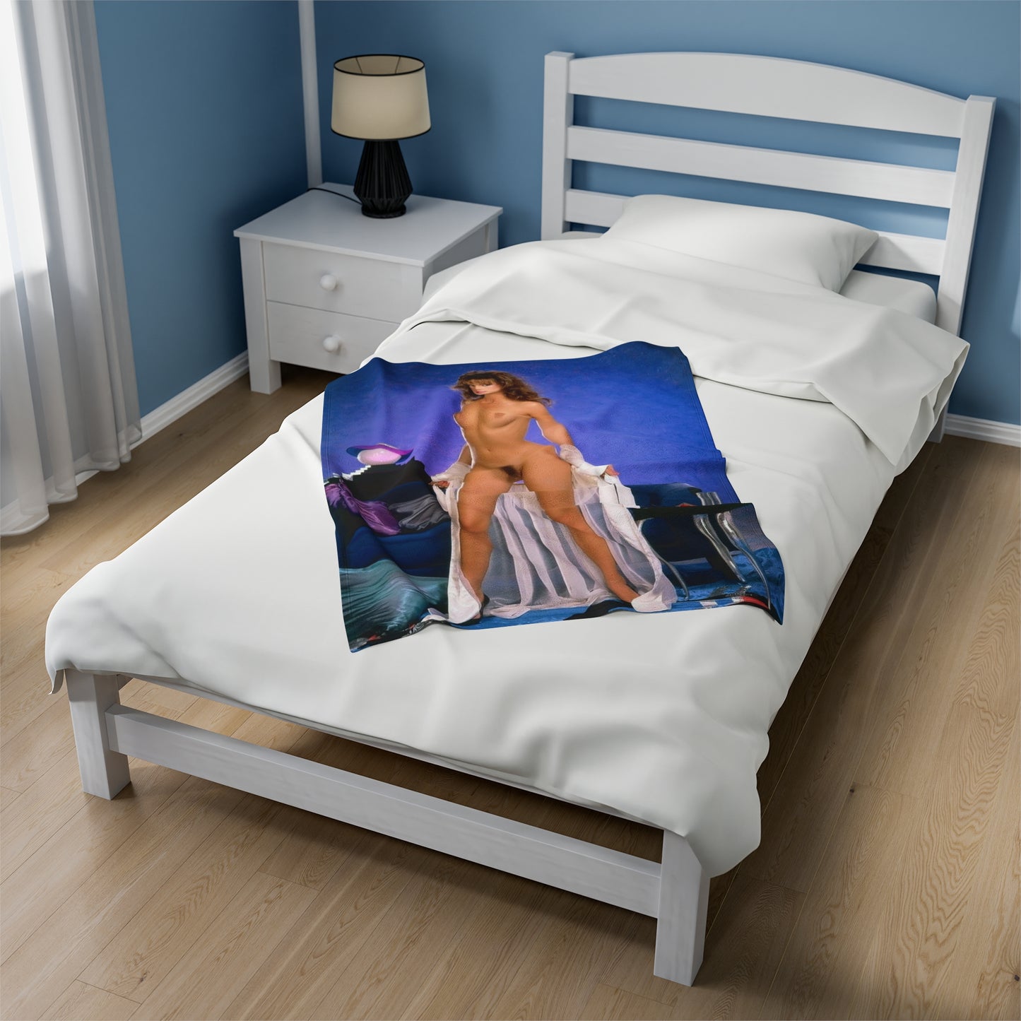 Velveteen Plush Blanket Pornstar Racquel Darrian Nude