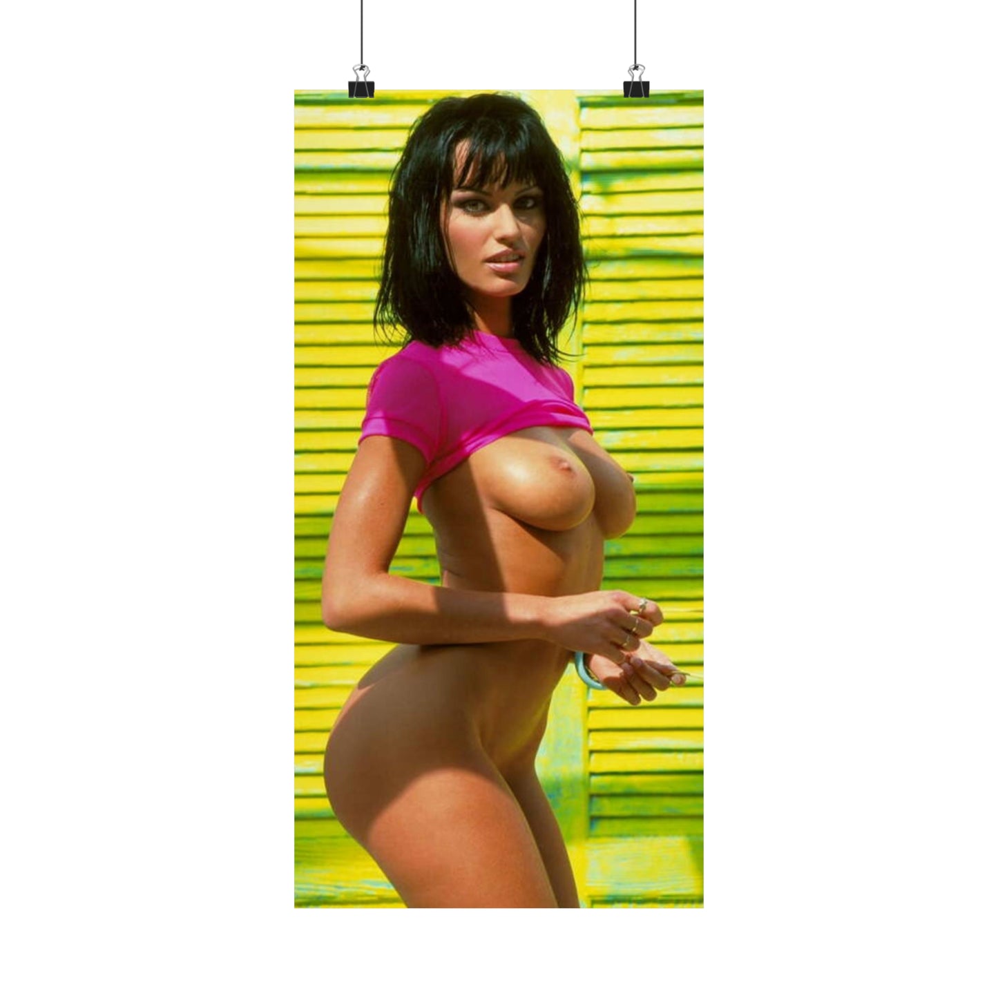 Matte Vertical Posters Retro Pornstar Anita Blond