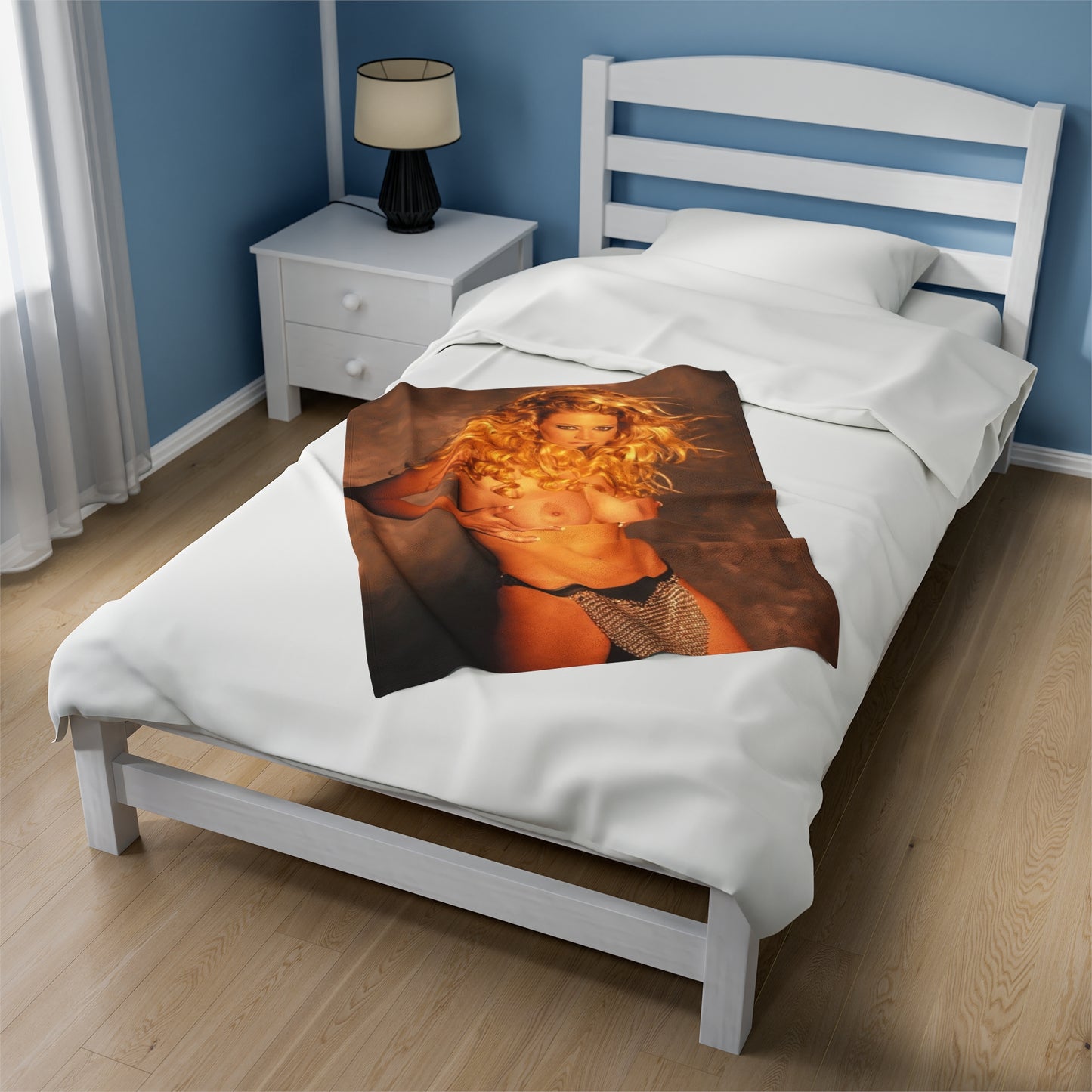 Velveteen Plush Blanket Pornstar Jenna Jameson Nude