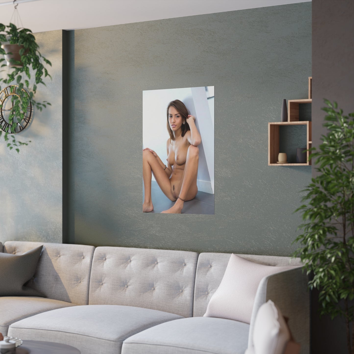 Satin Posters (210gsm) Pornstar Janice Griffith Nude
